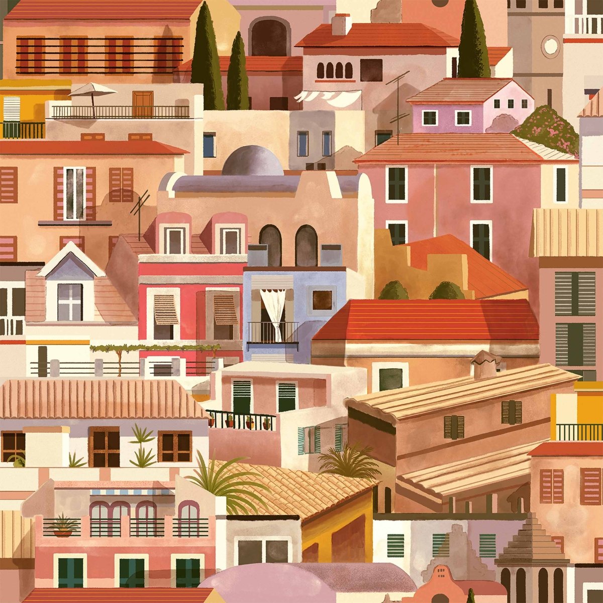 Coordonné Mallorca Valldemossa behang 8400050 - LAB COLOUR THE WORLD