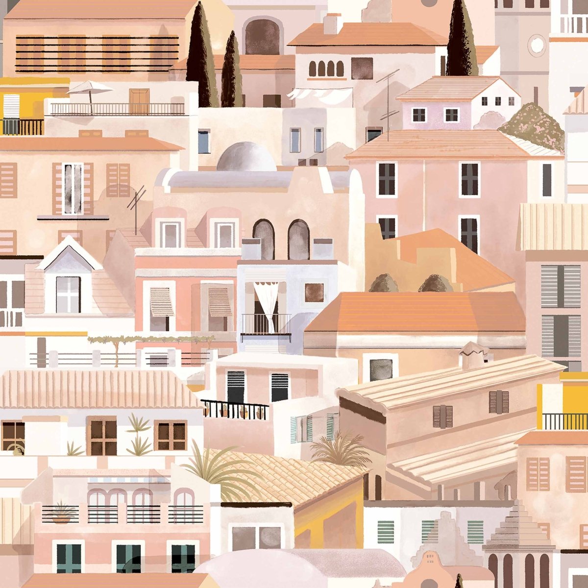Coordonné Mallorca Valldemossa behang 8400051 - LAB COLOUR THE WORLD