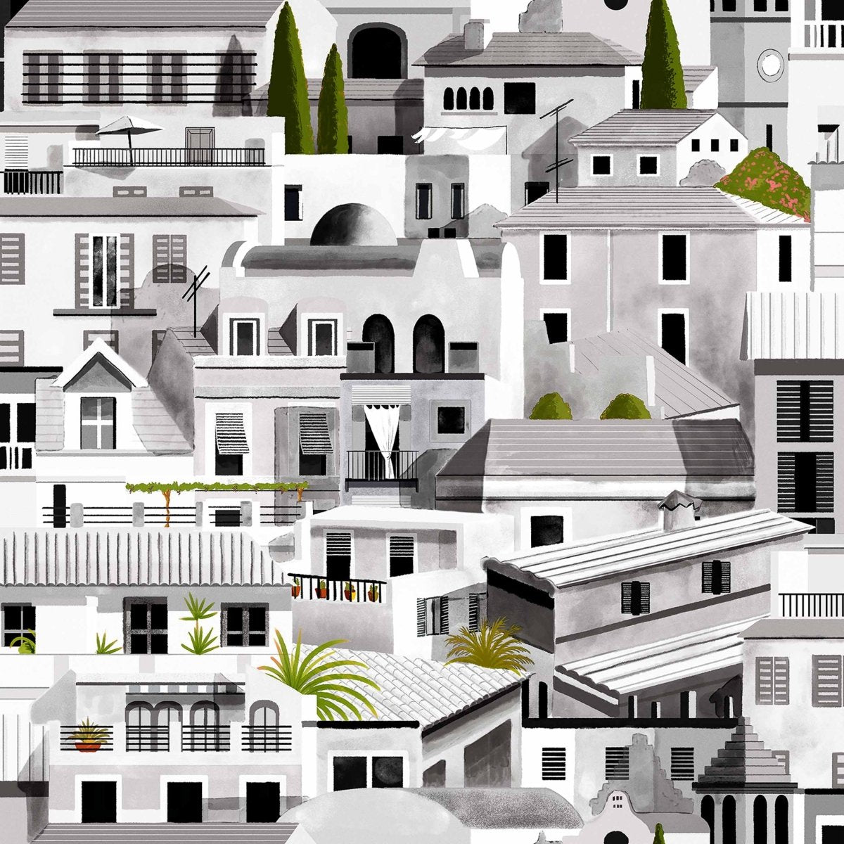 Coordonné Mallorca Valldemossa behang 8400053 - LAB COLOUR THE WORLD
