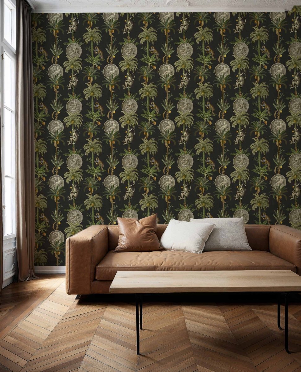 Coordonné Maximalism Lémurs behang 9300040 - LAB COLOUR THE WORLD