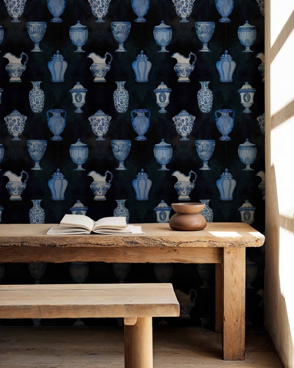 Coordonné Maximalism Porcelaine behang 9300023 - LAB COLOUR THE WORLD
