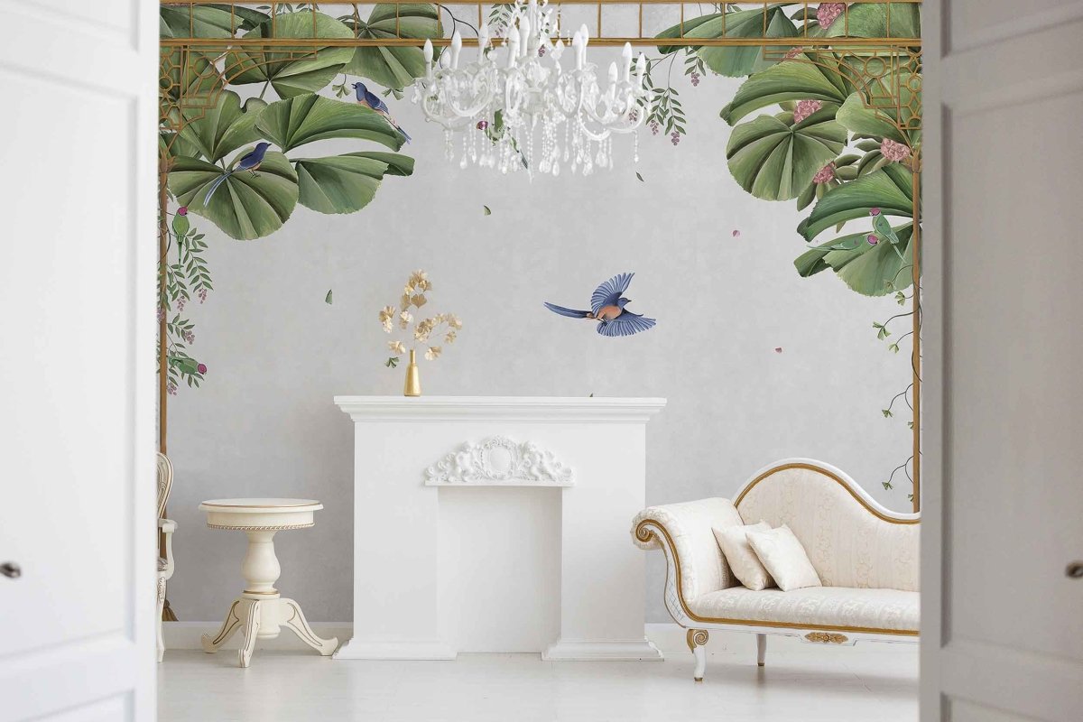 Coordonné Maximalism Temple Swan behang 9300200 - LAB COLOUR THE WORLD