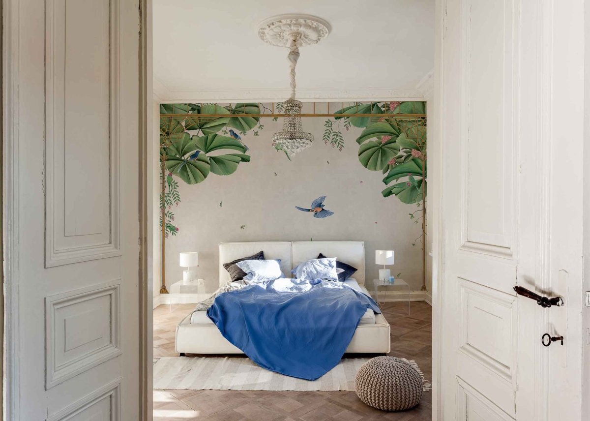 Coordonné Maximalism Temple Swan behang 9300200 - LAB COLOUR THE WORLD