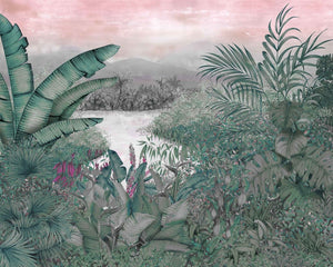 Coordonné Metamorphosis Neocolonial Pink behang 8800112 - LAB COLOUR THE WORLD