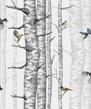 Coordonné Naturae Birch Trees behang 9500040 - LAB COLOUR THE WORLD