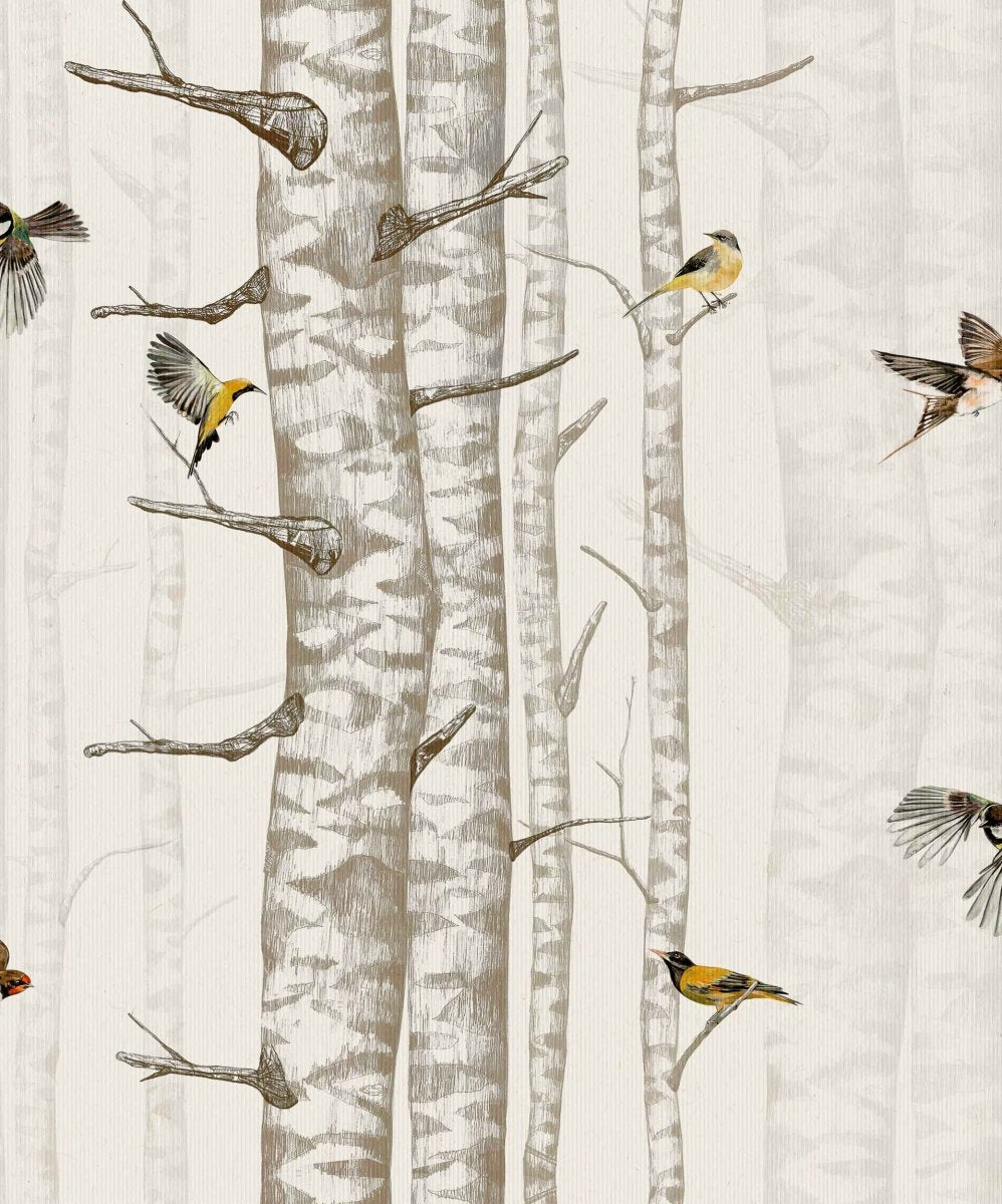 Coordonné Naturae Birch Trees behang 9500041 - LAB COLOUR THE WORLD