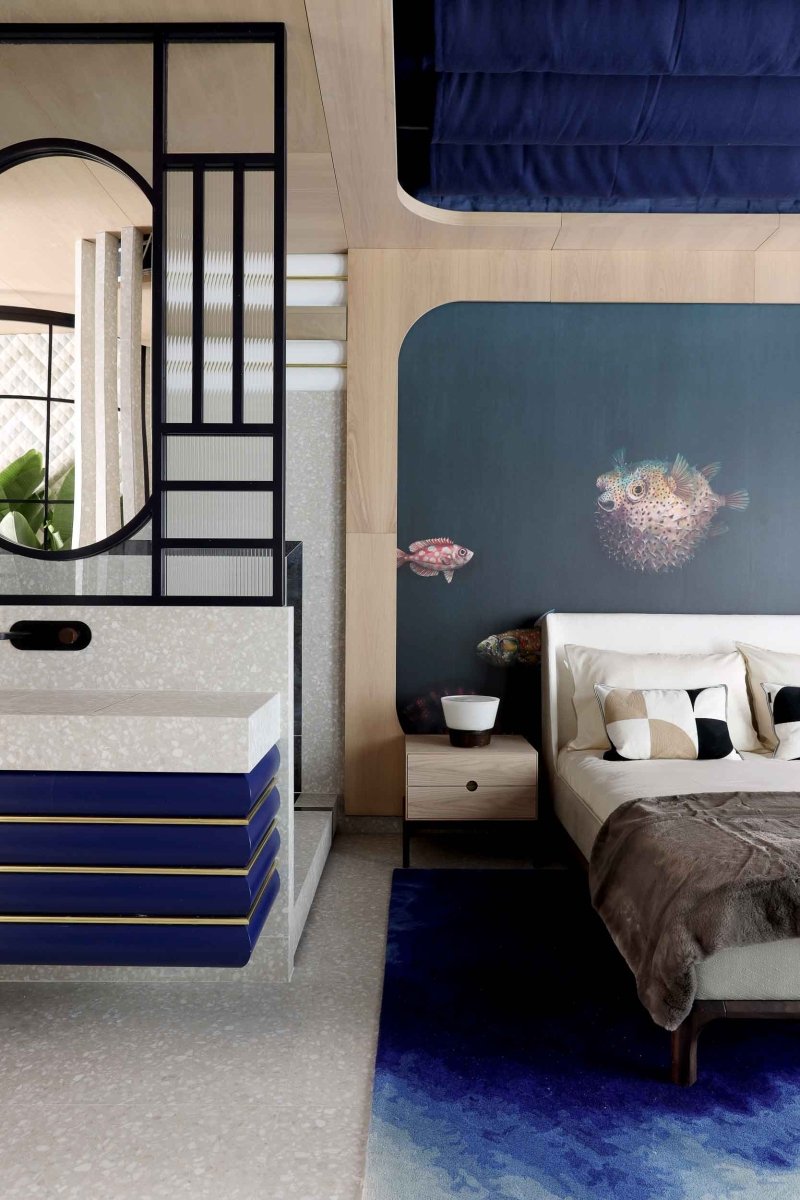 Coordonné Naturae Deep Ocean Mediterranean behang 9500501 - LAB COLOUR THE WORLD