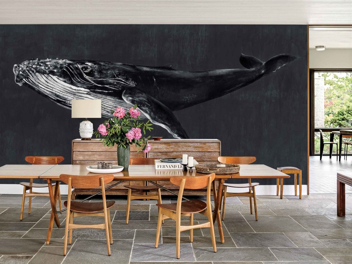 Coordonné Naturae Humpback Whale Night behang 9500102 - LAB COLOUR THE WORLD