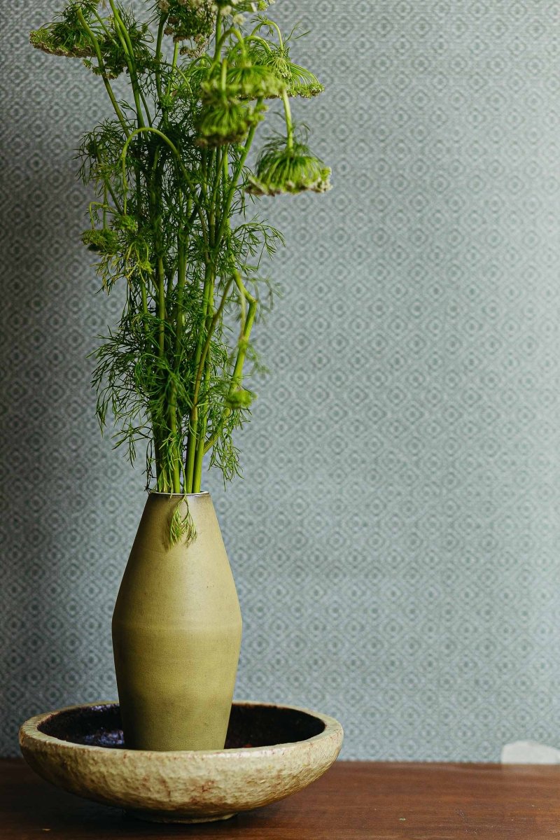 Coordonné Olivar Sisal Celadón behang A00520 - LAB COLOUR THE WORLD