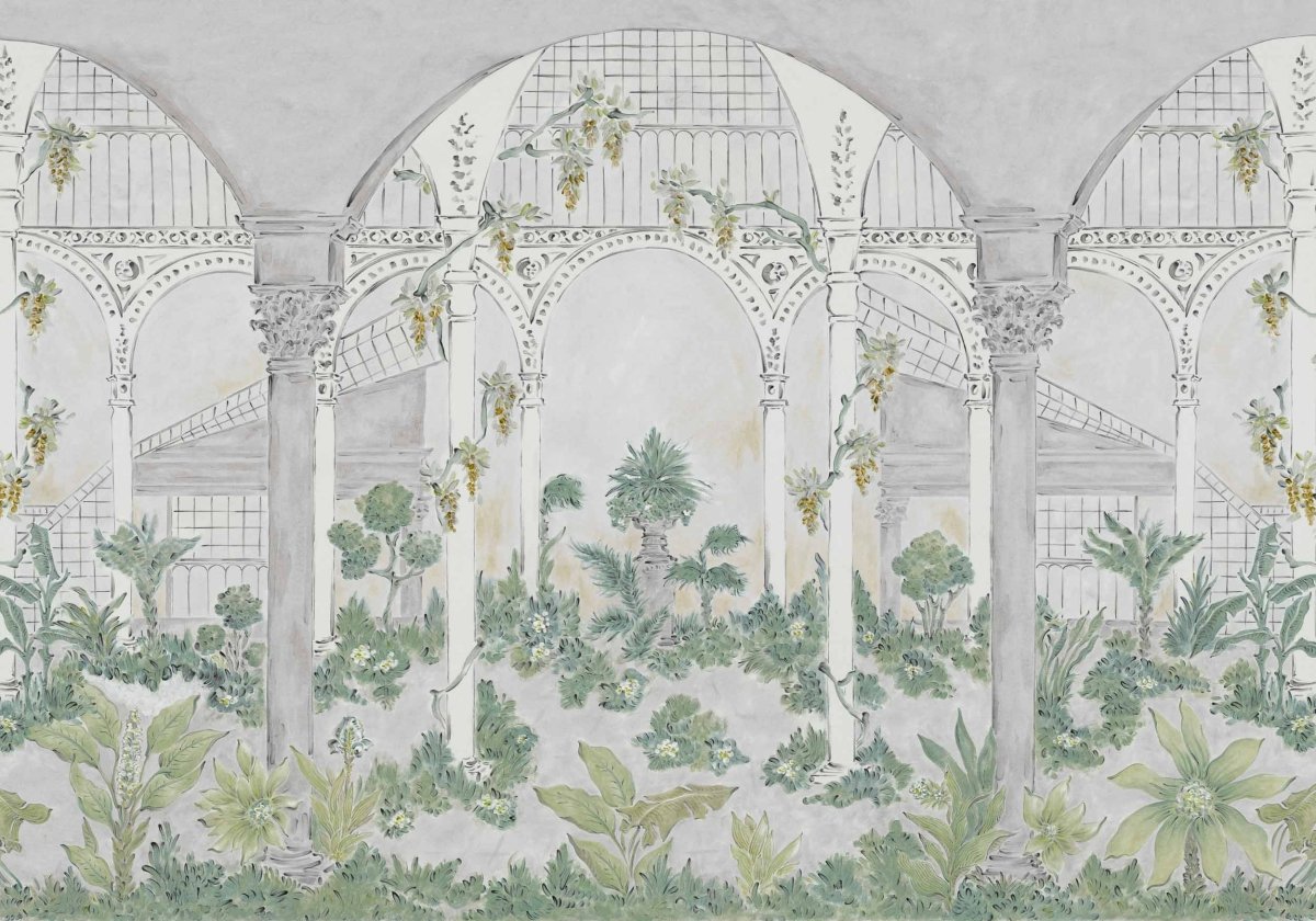 Coordonné Palacio de Cristal, Ybarra & Serret for Coordonné Invernadero behang YSP0433 - LAB COLOUR THE WORLD