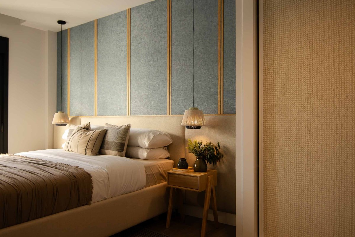 Coordonné Palette Raphia Outremer behang B00049 - LAB COLOUR THE WORLD