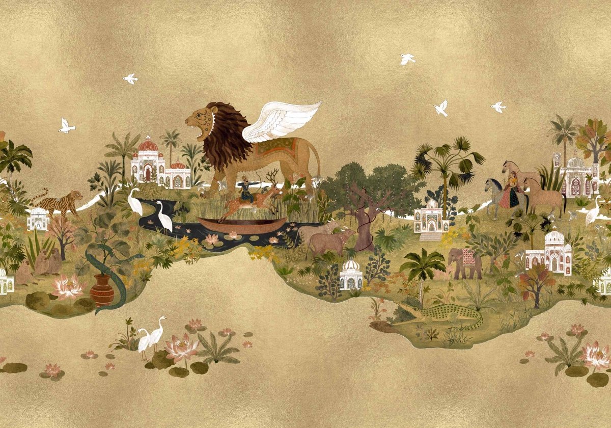 Coordonné Panchatantra Behang D00458 - LAB COLOUR THE WORLD