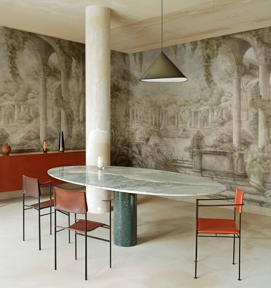 Coordonné Pompei Columnarum behang B00645 - LAB COLOUR THE WORLD
