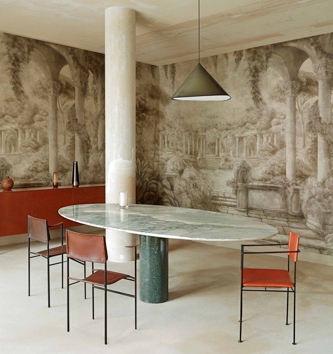 Coordonné Pompei Columnarum behang B00647 - LAB COLOUR THE WORLD
