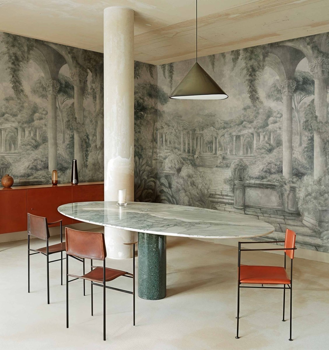 Coordonné Pompei Columnarum behang B00648 - LAB COLOUR THE WORLD