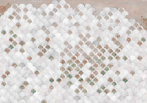 Coordonné Random Archist Acquarium Nude behang 9000101 - LAB COLOUR THE WORLD