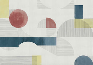 Coordonné Random Archist Azulejos Multi behang 9000084 - LAB COLOUR THE WORLD
