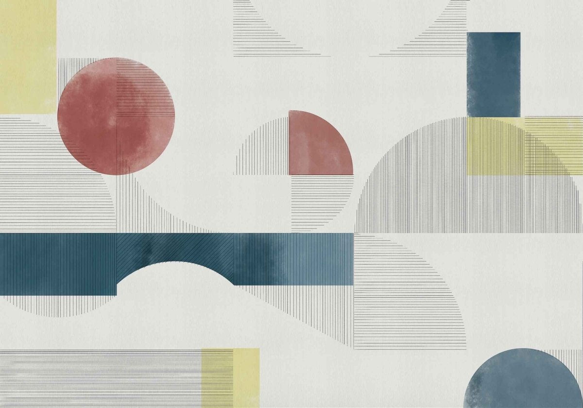 Coordonné Random Archist Azulejos Multi behang 9000084 - LAB COLOUR THE WORLD