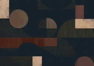 Coordonné Random Archist Azulejos Navy behang 9000082 - LAB COLOUR THE WORLD