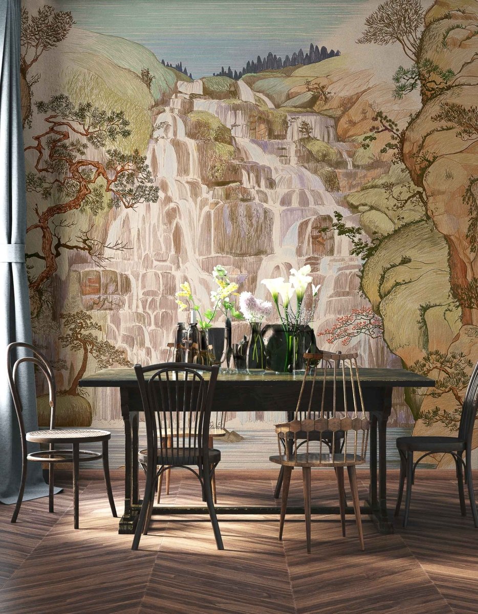 Coordonné Random Archist Fallingwater Summer behang 9000001 - LAB COLOUR THE WORLD