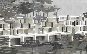 Coordonné Random Archist La maqueta Night behang 9000032 - LAB COLOUR THE WORLD