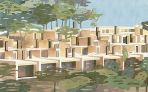 Coordonné Random Archist La maqueta Sunrise behang 9000030 - LAB COLOUR THE WORLD