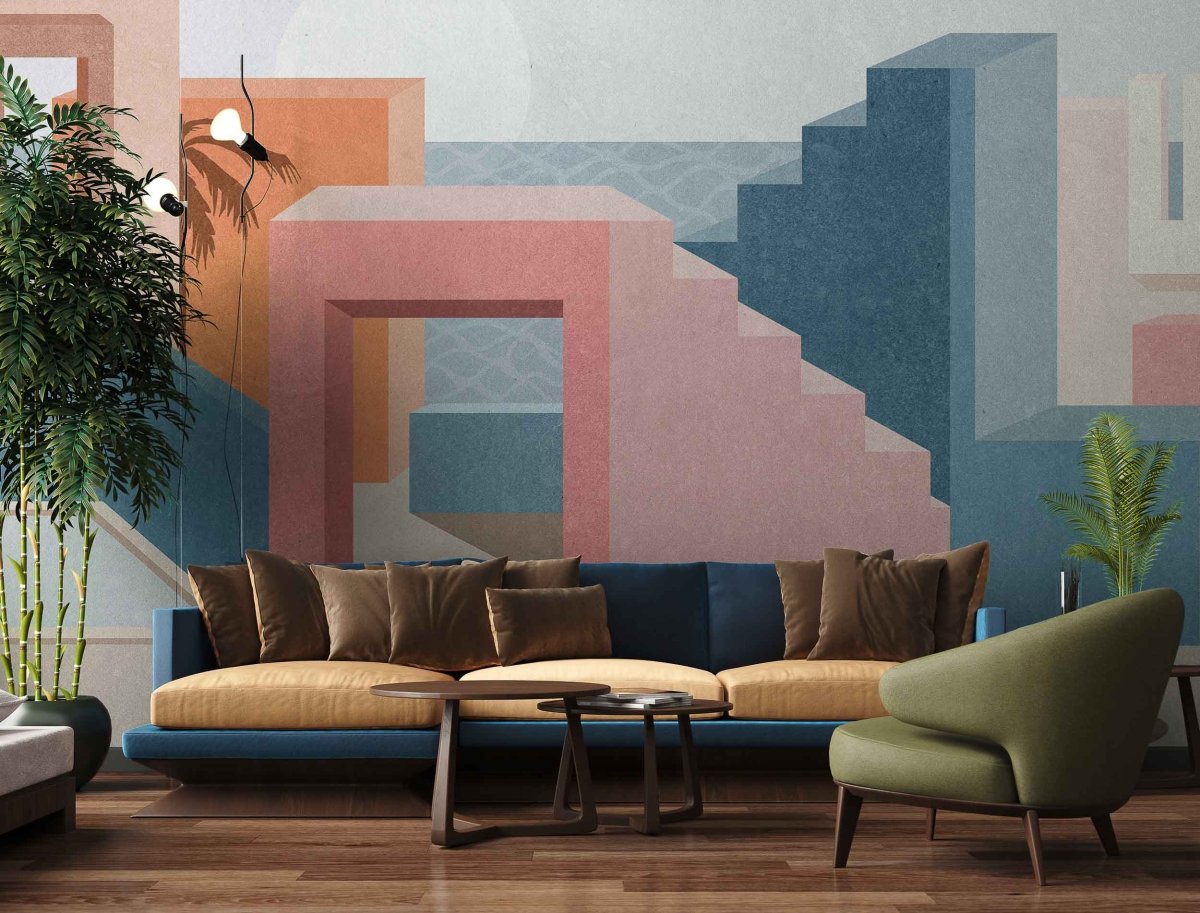 Coordonné Random Archist La Muralla behang 9000010 - LAB COLOUR THE WORLD