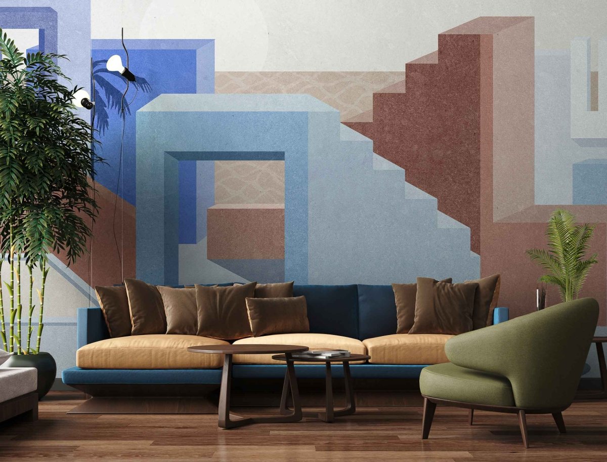 Coordonné Random Archist La Muralla behang 9000011 - LAB COLOUR THE WORLD