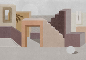 Coordonné Random Archist La Muralla Terra behang 9000014 - LAB COLOUR THE WORLD