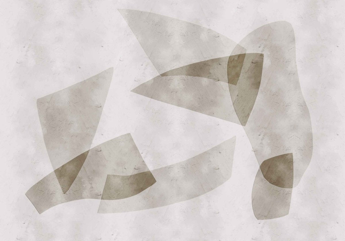 Coordonné Random Archist Shapes Sand behang 9000202 - LAB COLOUR THE WORLD