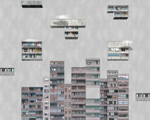 Coordonné Random Archist Tetris Rainy behang 9000042 - LAB COLOUR THE WORLD