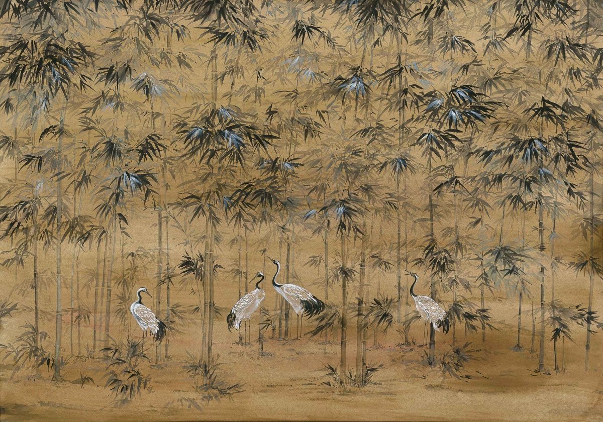 Coordonné Random Chinoiseries Garzas behang 7900001 - LAB COLOUR THE WORLD