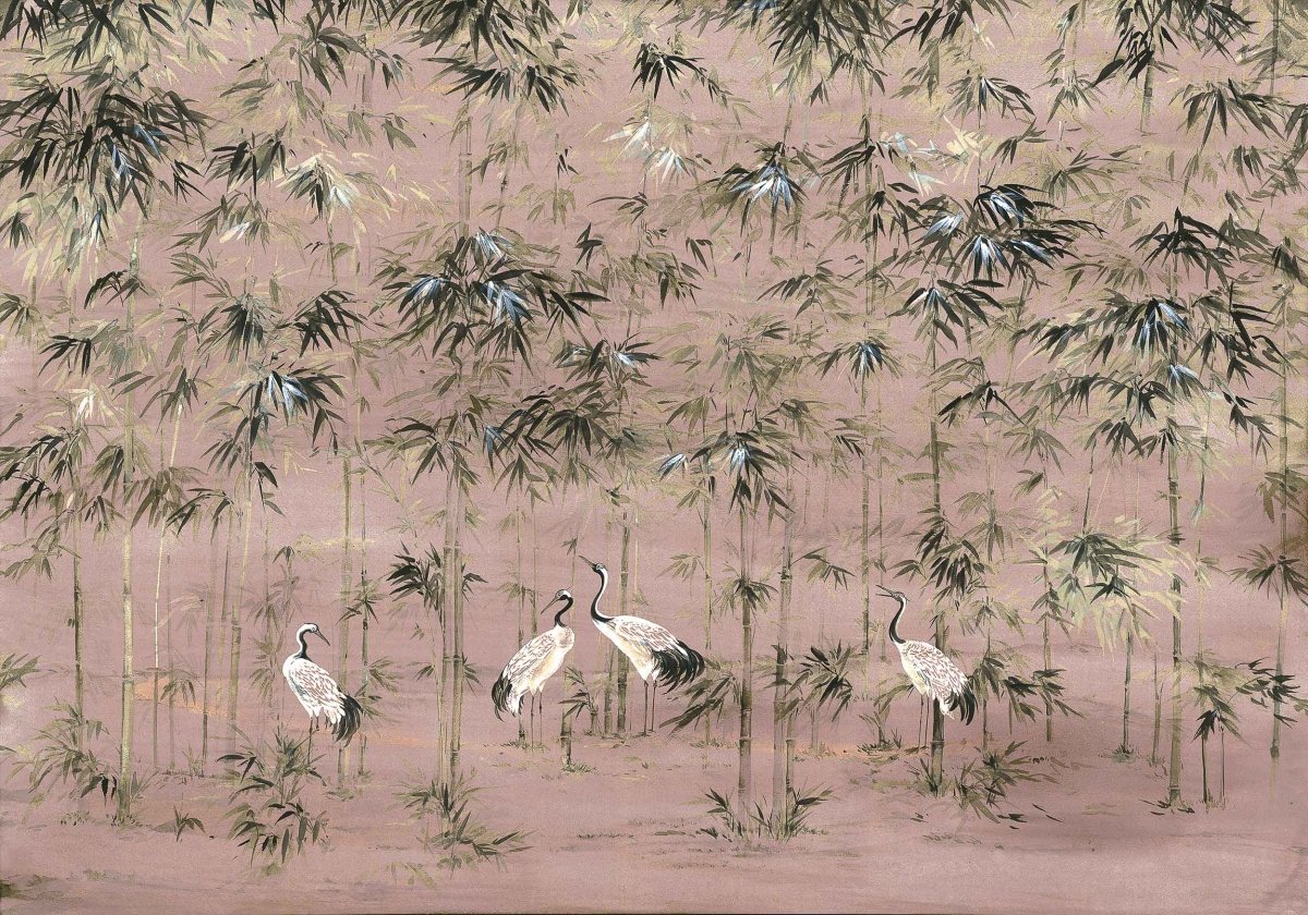 Coordonné Random Chinoiseries Garzas Rose behang 7900002 - LAB COLOUR THE WORLD