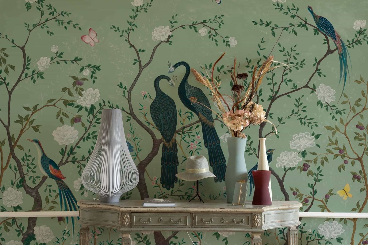 Coordonné Random Chinoiseries II Edo Mint 6600090 - LAB COLOUR THE WORLD