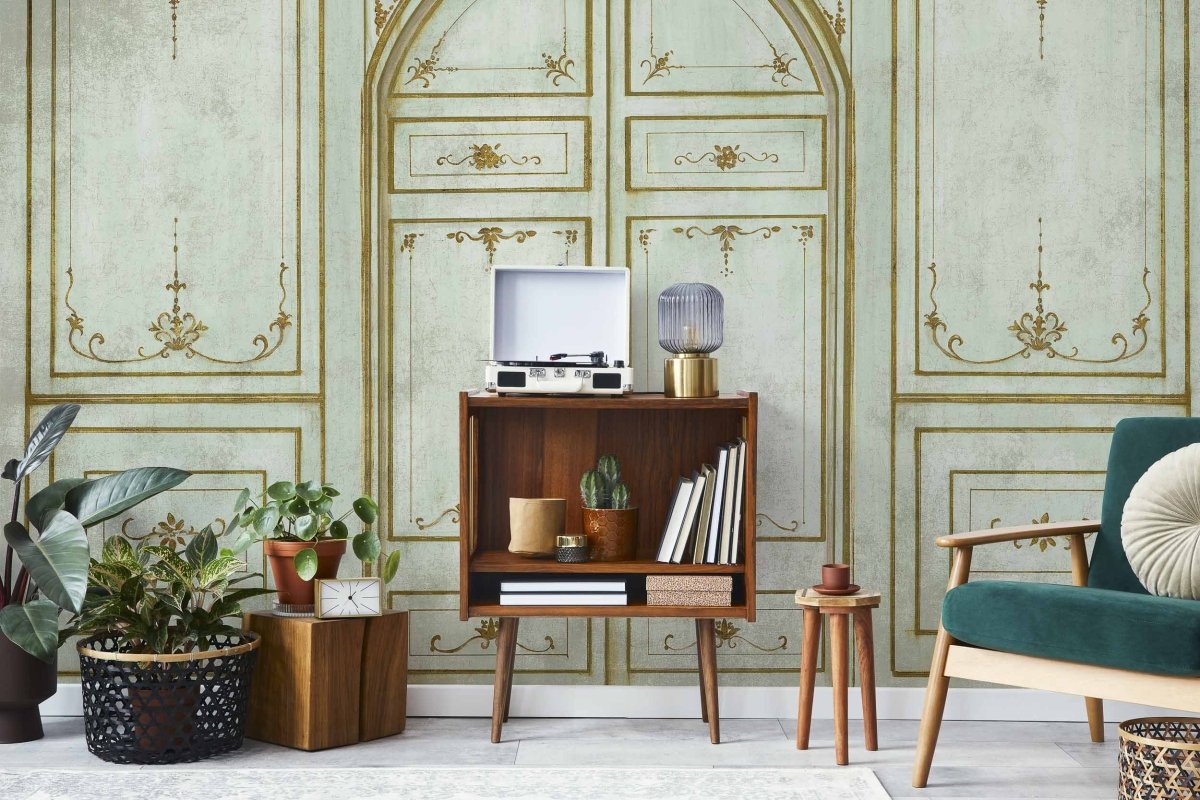 Coordonné Random Chinoiseries Lao Zi Aloe behang 7900082 - LAB COLOUR THE WORLD