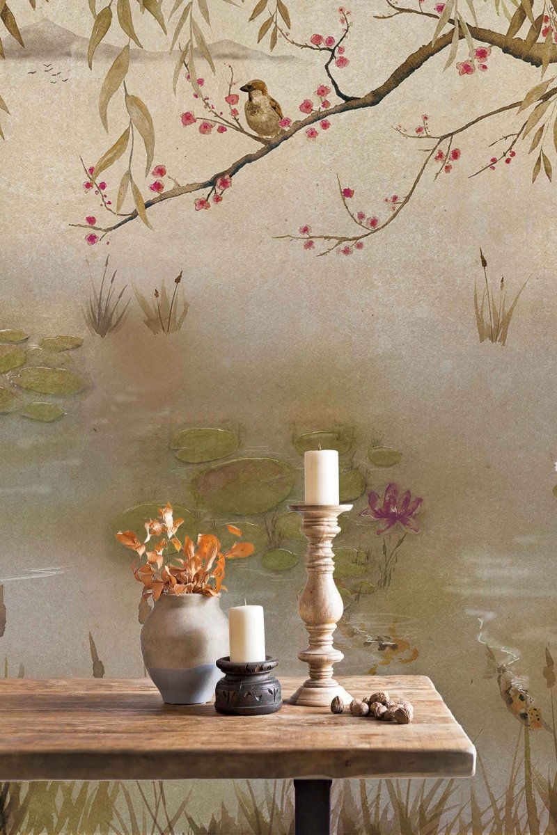 Coordonné Random Chinoiseries Lotus Clow behang 7900041 - LAB COLOUR THE WORLD