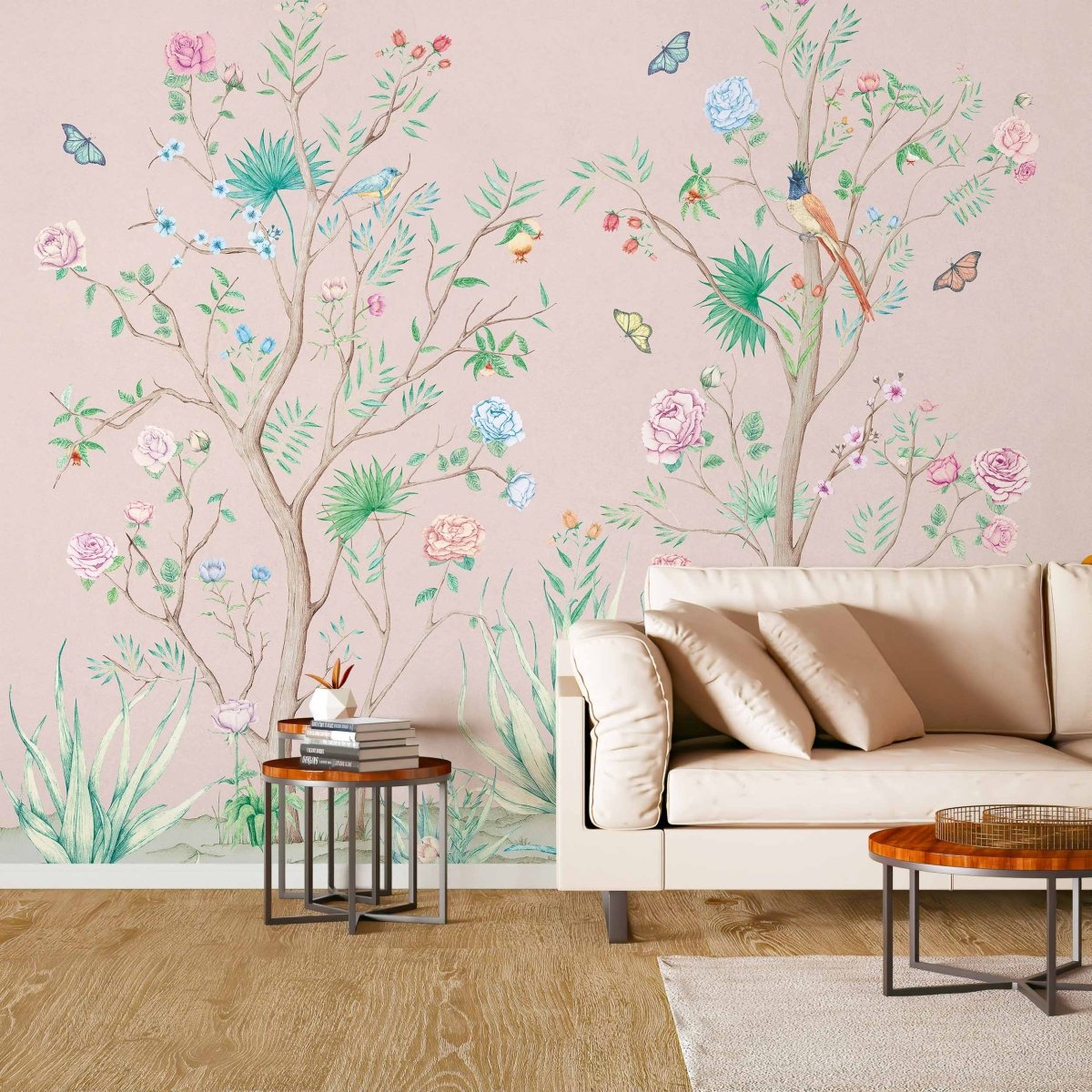 Coordonné Random Chinoiseries Peonies Rose behang 7900011 - LAB COLOUR THE WORLD