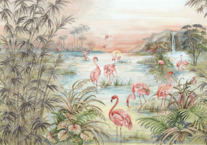 Coordonné Random Chinoiseries Roseus Maca behang 7900130 - LAB COLOUR THE WORLD