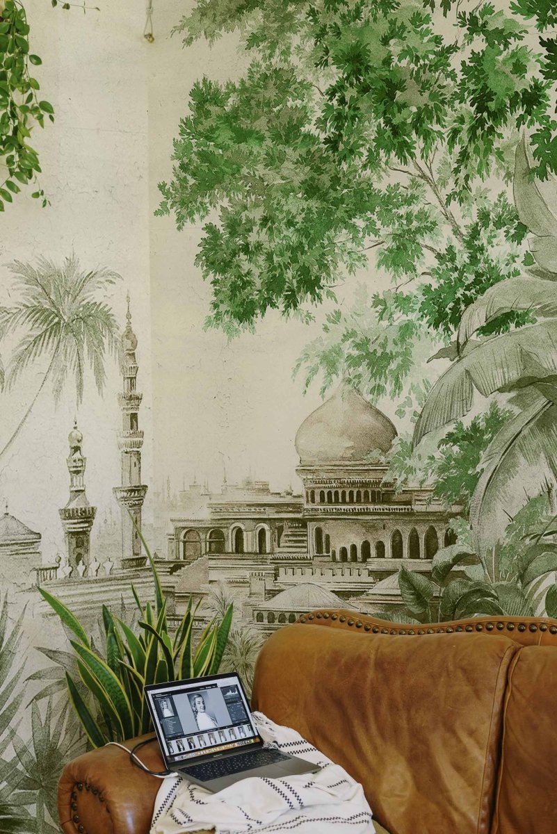 Coordonné Random Chinoiseries Taj Mahal behang 7900121 - LAB COLOUR THE WORLD