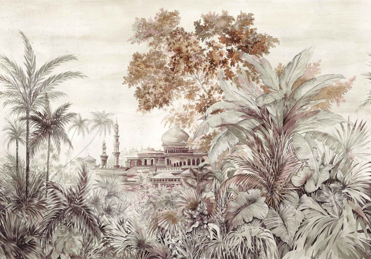 Coordonné Random Chinoiseries Taj Mahal behang 7900122 - LAB COLOUR THE WORLD
