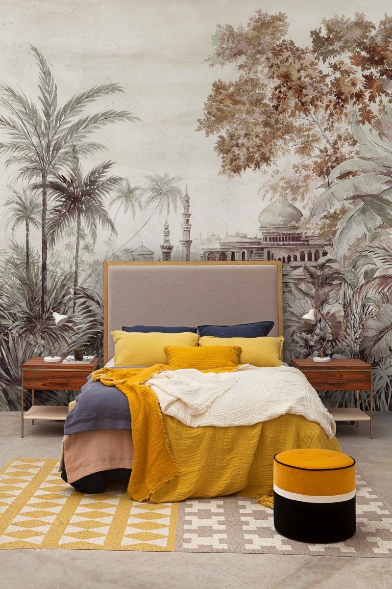 Coordonné Random Chinoiseries Taj Mahal Rose behang 7900122 - LAB COLOUR THE WORLD