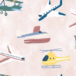 Coordonné Random Kids Draft planes behang 9700171 - LAB COLOUR THE WORLD