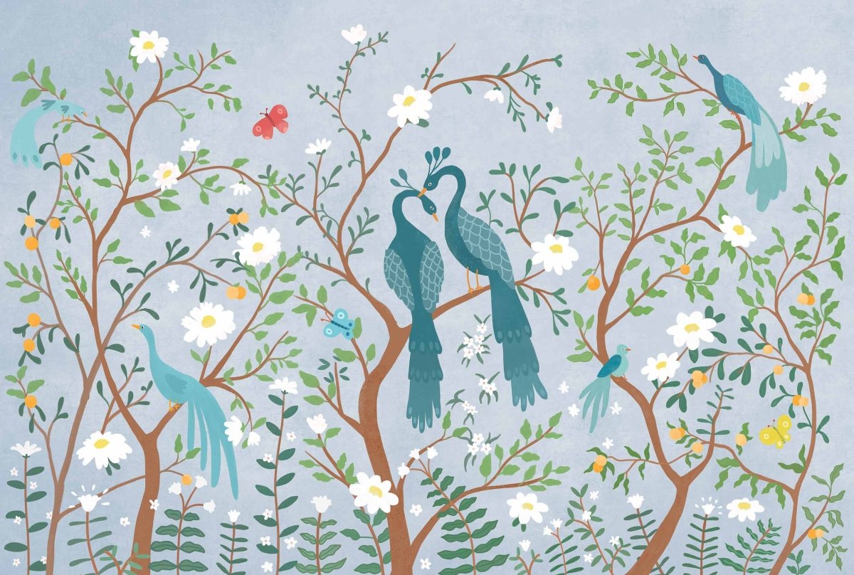 Coordonné Random Kids Edo kids Aqua behang 9700131 - LAB COLOUR THE WORLD