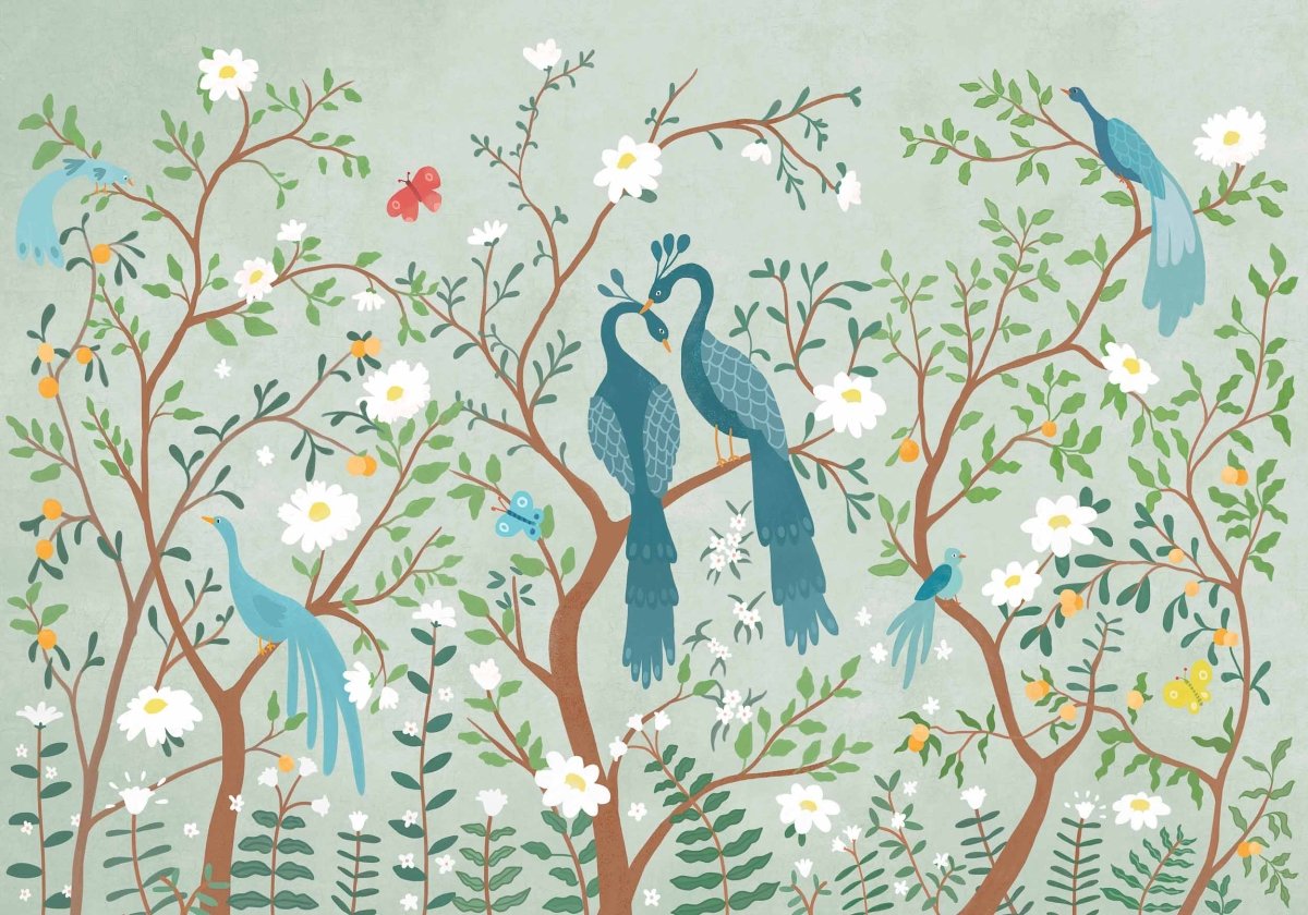 Coordonné Random Kids Edo kids Mint behang 9700130 - LAB COLOUR THE WORLD