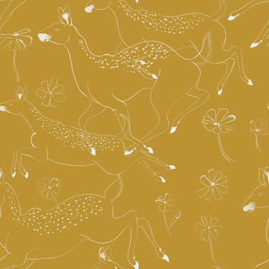 Coordonné Random Kids Jumping bambis Curry behang 9700162 - LAB COLOUR THE WORLD