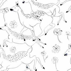 Coordonné Random Kids Jumping bambis Linen behang 9700160 - LAB COLOUR THE WORLD