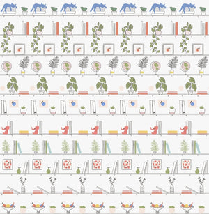 Coordonné Random Kids My Library behang 9700190 - LAB COLOUR THE WORLD