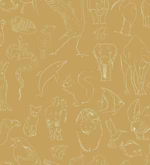 Coordonné Random Kids Zoology behang 9700182 - LAB COLOUR THE WORLD