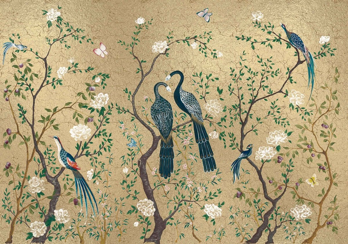 Coordonné Random Metallics Edo Extra Gold behang 9600001 - LAB COLOUR THE WORLD