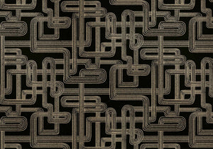 Coordonné Random Metallics Gatsby Black behang 9600803 - LAB COLOUR THE WORLD